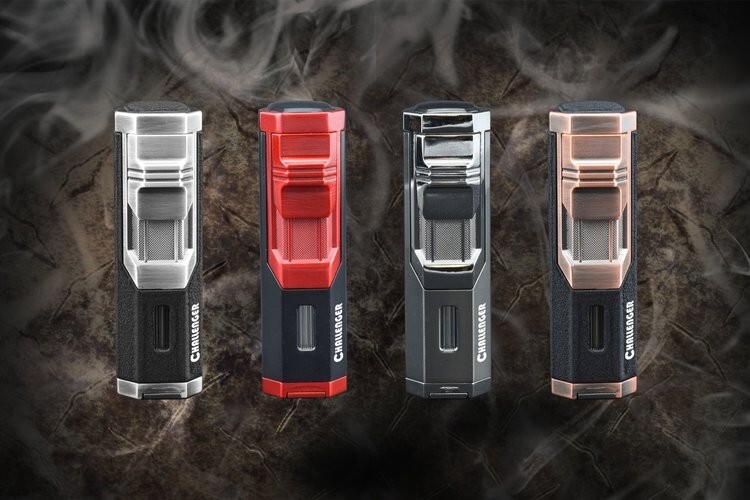 Jetline Challenger Triple Flame Lighter (4PC Color Bundle)