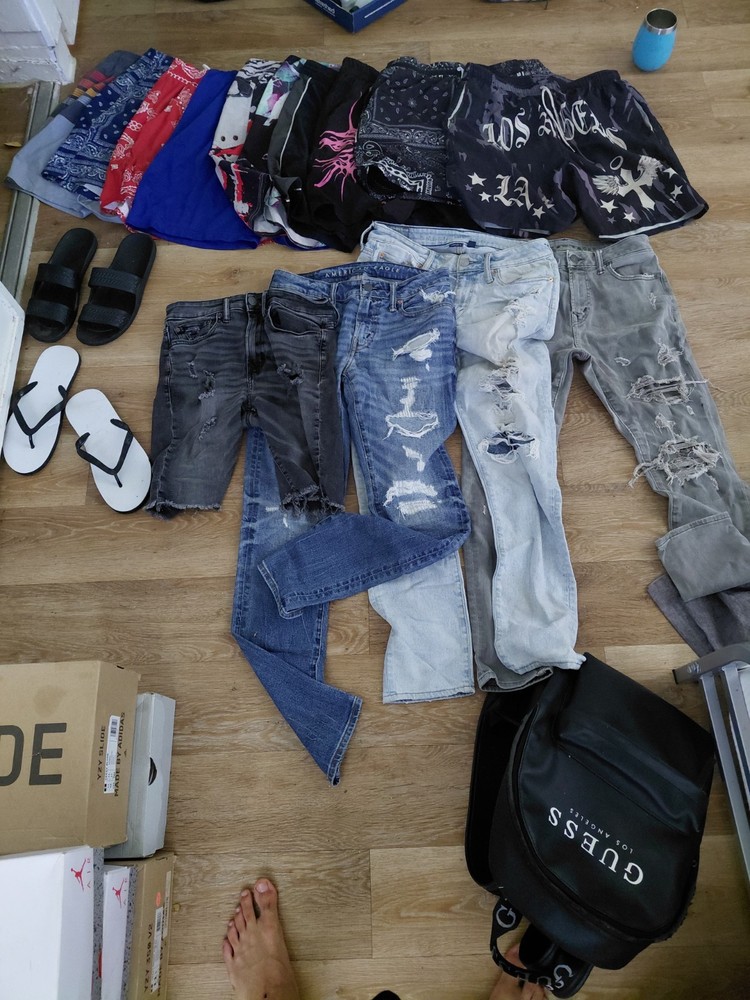 Shoes, Clothes, Electric Scooter And Broken Moissinite