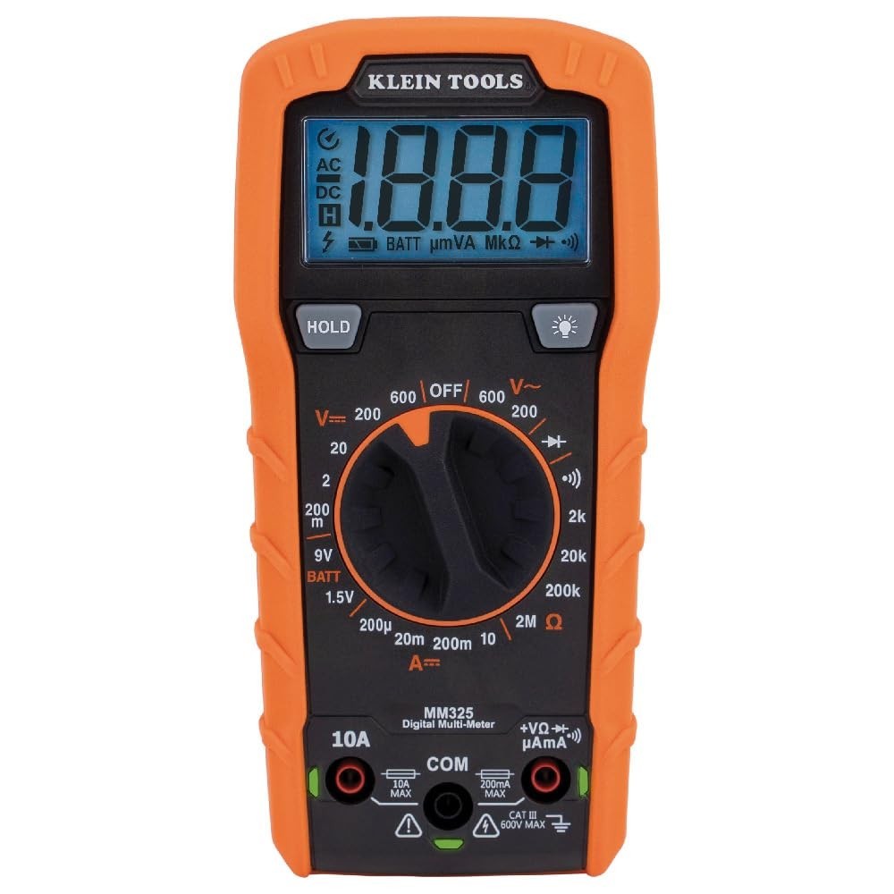 Pro-Grade Digital Multimeter for 600V Voltage Testing & Battery Diagnostics