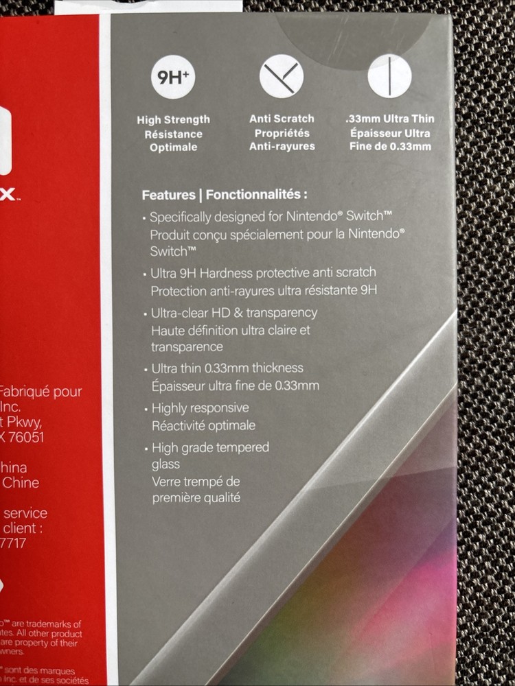Screen Protector for Nintendo Switch Tempered Glass - Atrix