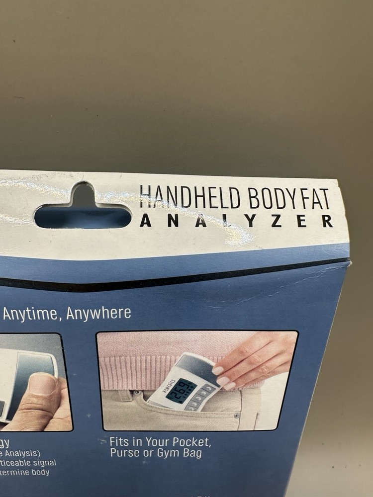 Homedics Handheld BodyFat Analyzer Compact & Portable 8 user Memory