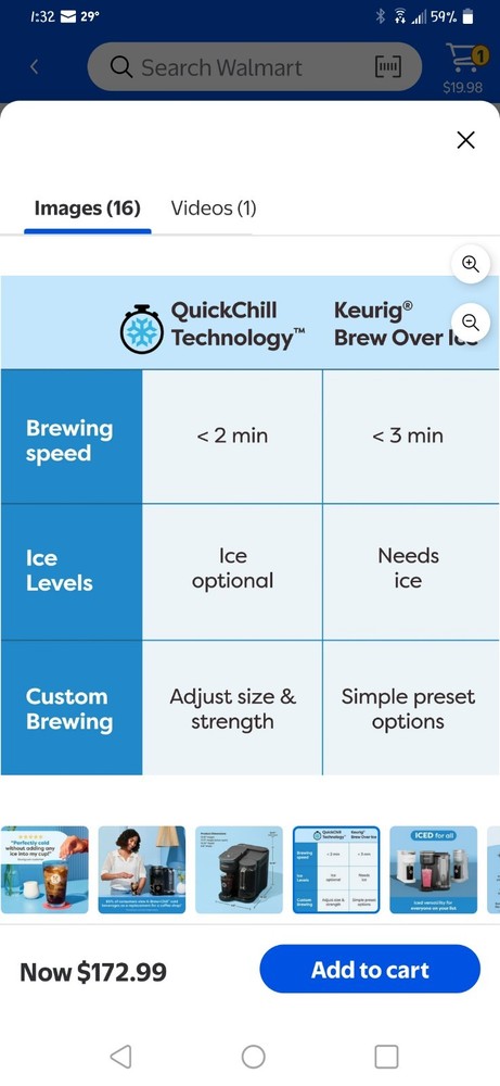 Keurig K Brew & Chill