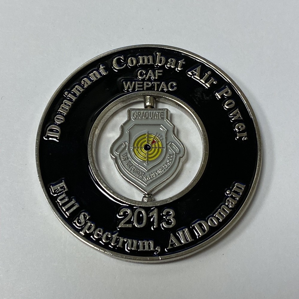WEPTAC CAF Core Functions US Air Force Weapons School 2013 USAF Challenge Coin