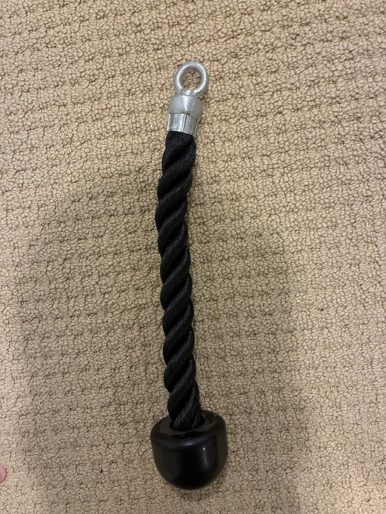 Single Grip Triceps Rope Pulldown Cable Attachment 14 Inch