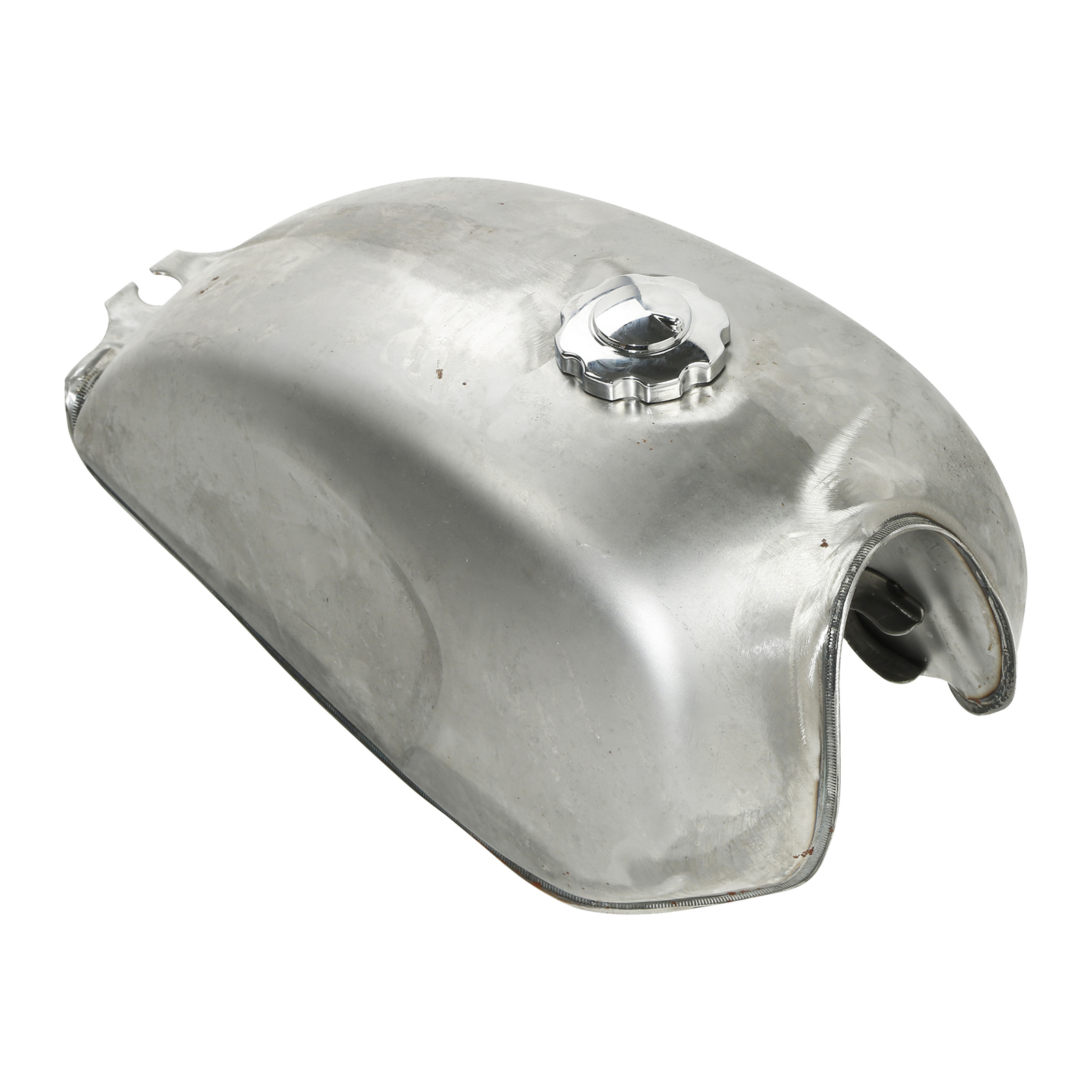 Unpainted 2.4gal. 2.4Gallon Custom Cafe Racer Gas Fuel Tank Fit for Honda Yamaha