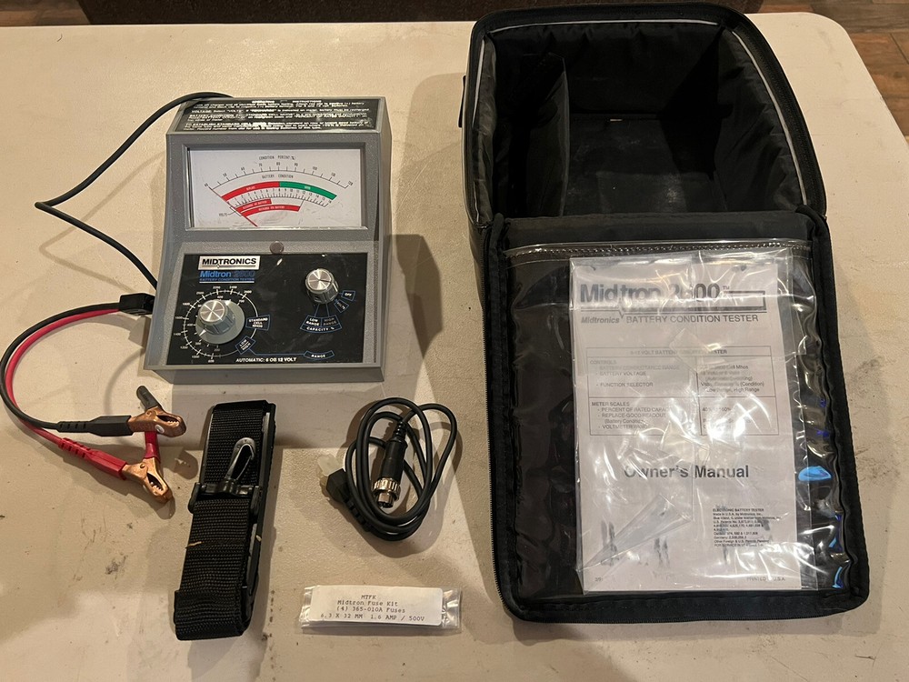 Midtronics Midtron 2600 Battery CONDITION  Tester  + EXTRAS / Excellent