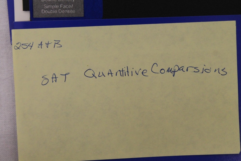 13 Pcs 5.25 Inch Floppy Disk Educational Different Software Math Science Shapes