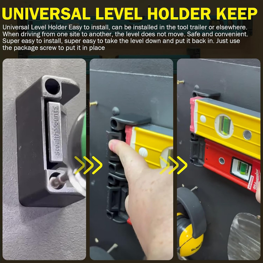 Universal Level Holder Fits All Brands Lock the Horizontal Bracket - Collocation