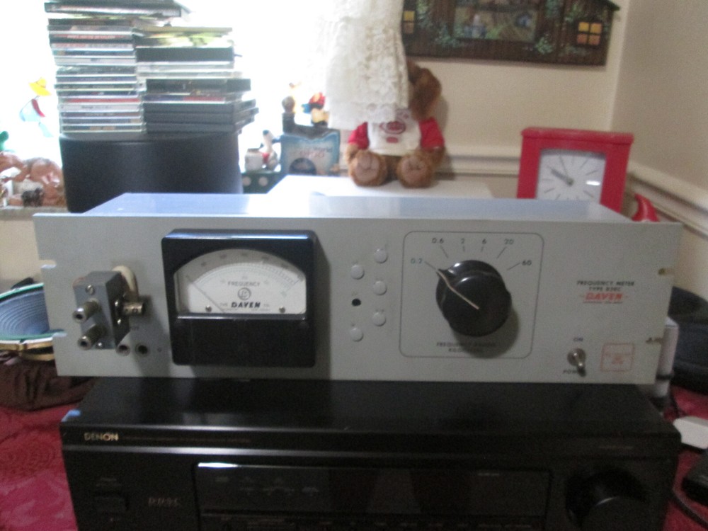 Rare Daven Frequency Meter Type 838C AS-IS Untested