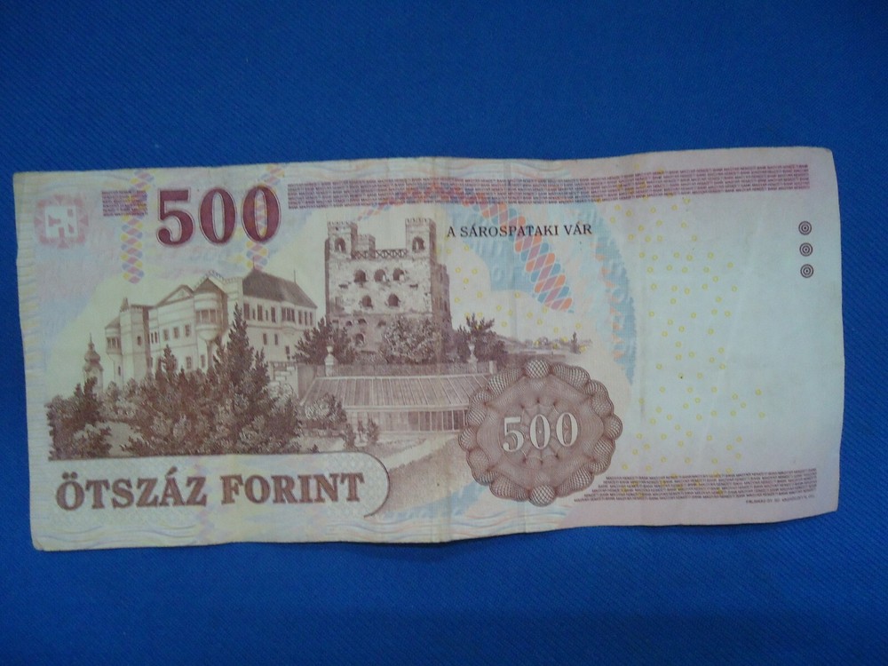 HUNGARY 500 FORINT 2013 PICK 196 E LOOK SCANS