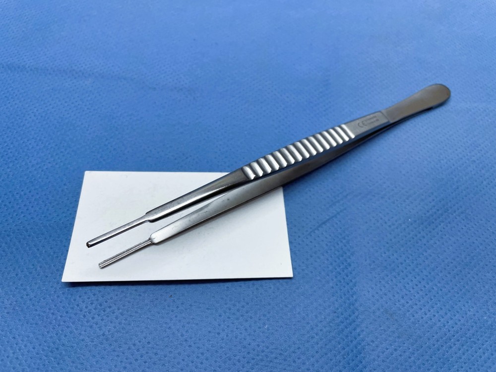 Codman 37-1001 DeBakey Tissue Forceps, 8", 2mm Tip Width, Germany