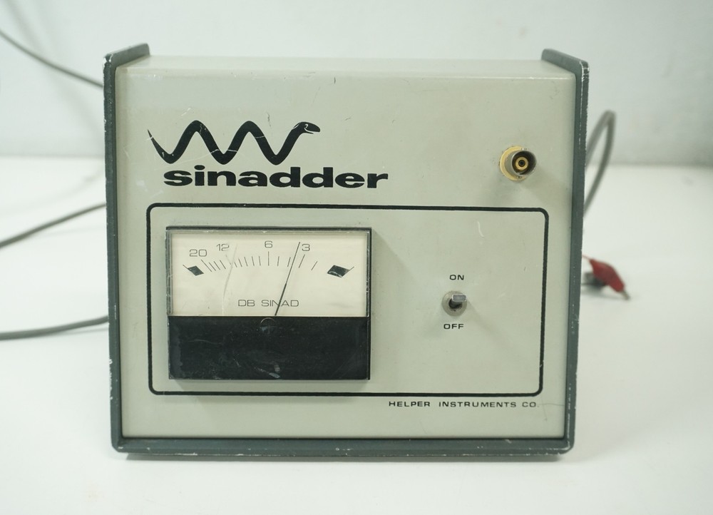 WORKING Sinadder Model S-101 Sinad Meter