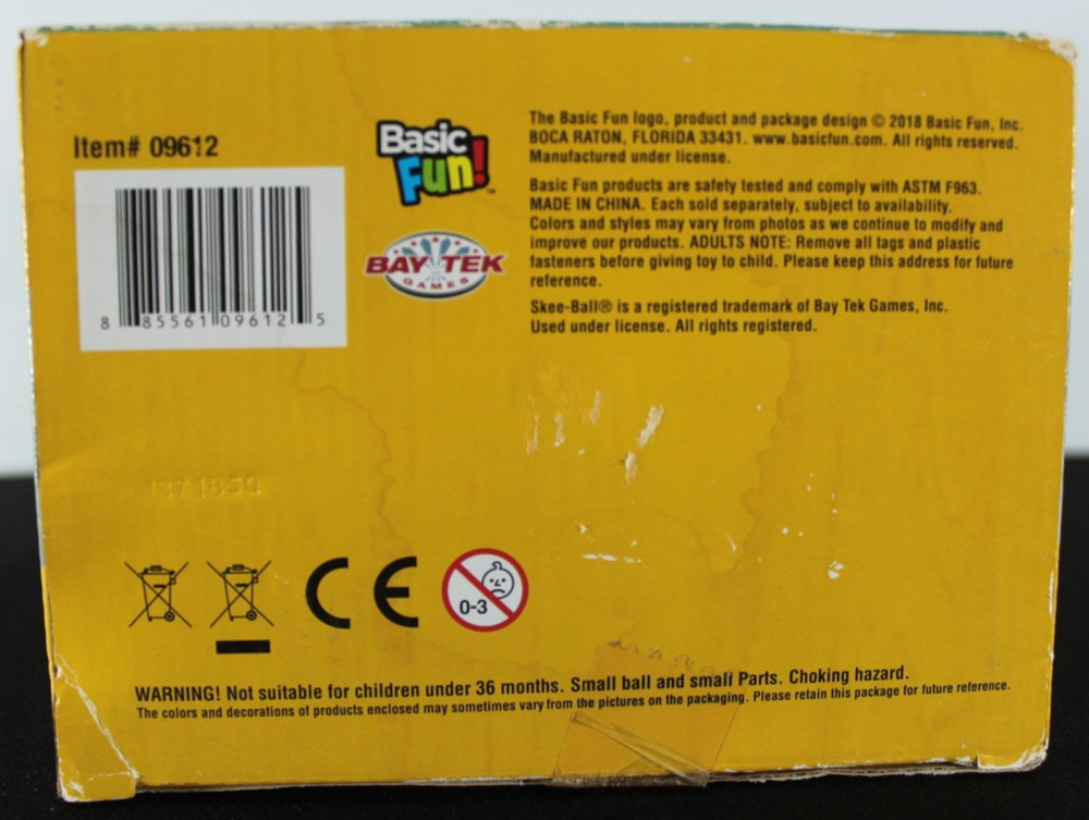 Basic Fun! Mini Skee Ball Electronic Game New And Sealed