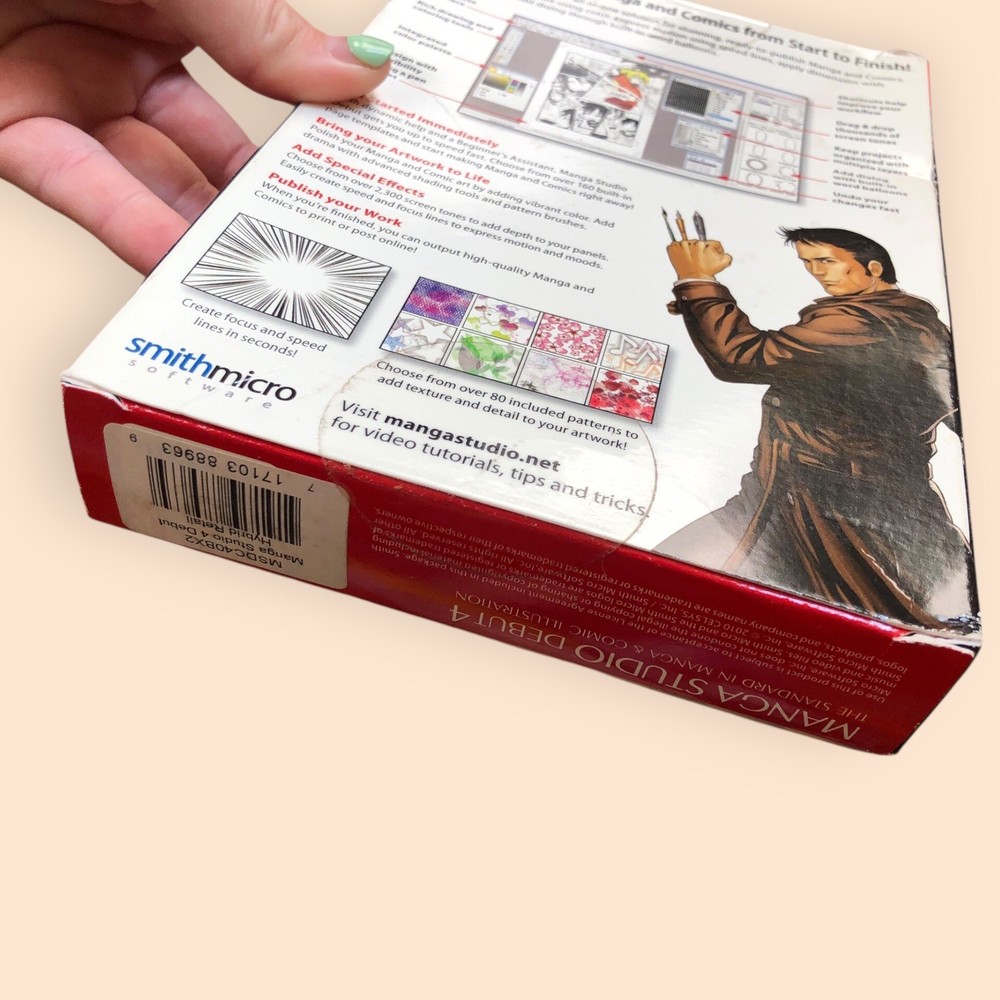 Manga Studio Debut 4 Smithmicro Software Manga & Comic Illustration NEW Sealed