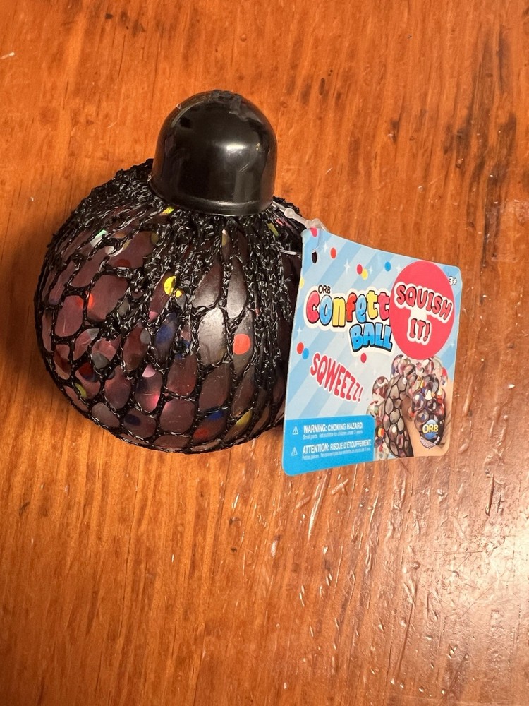 ORB Confetti Ball Squishy Multicolor Squeeze Toy