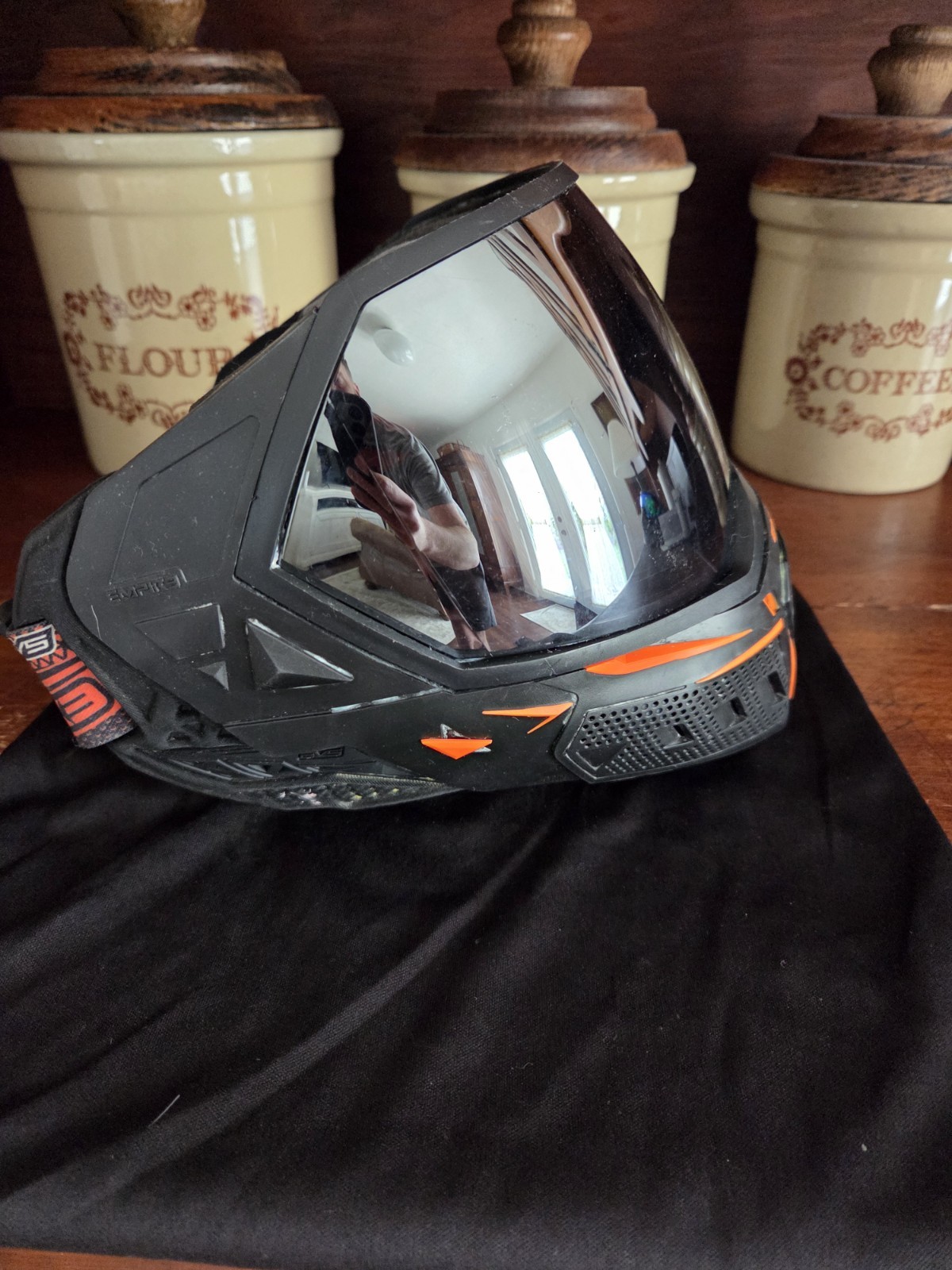 Empire EVS Paintball MaskBlack/Orange