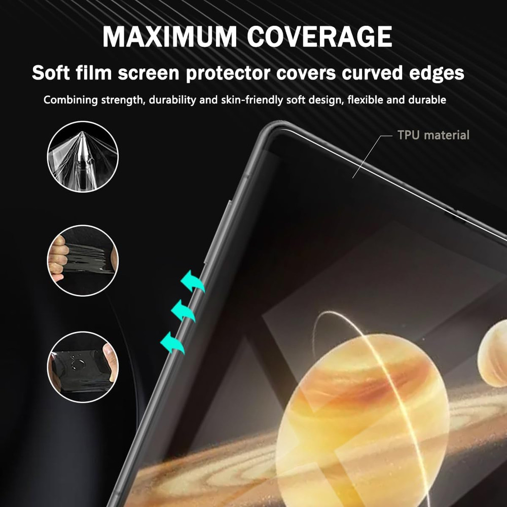 2 Pack for Honor Magic V3 Inner Screen Protector Flexible TPU Film Not Tempered