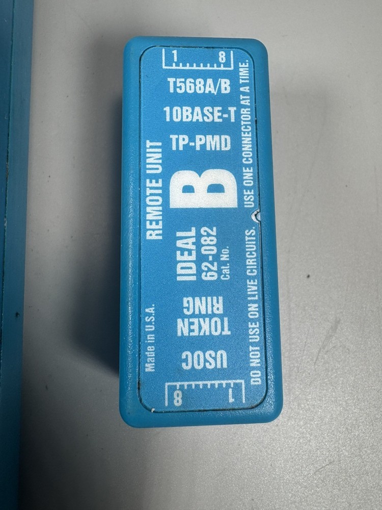 Ideal PathFinder 62-080 Cable Tester with Remote Unit B 62-082 Untested