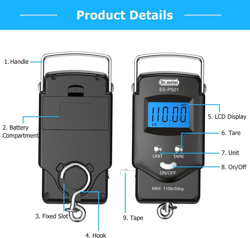 Dr. Meter ESPS01 Pocket Digital Scale
