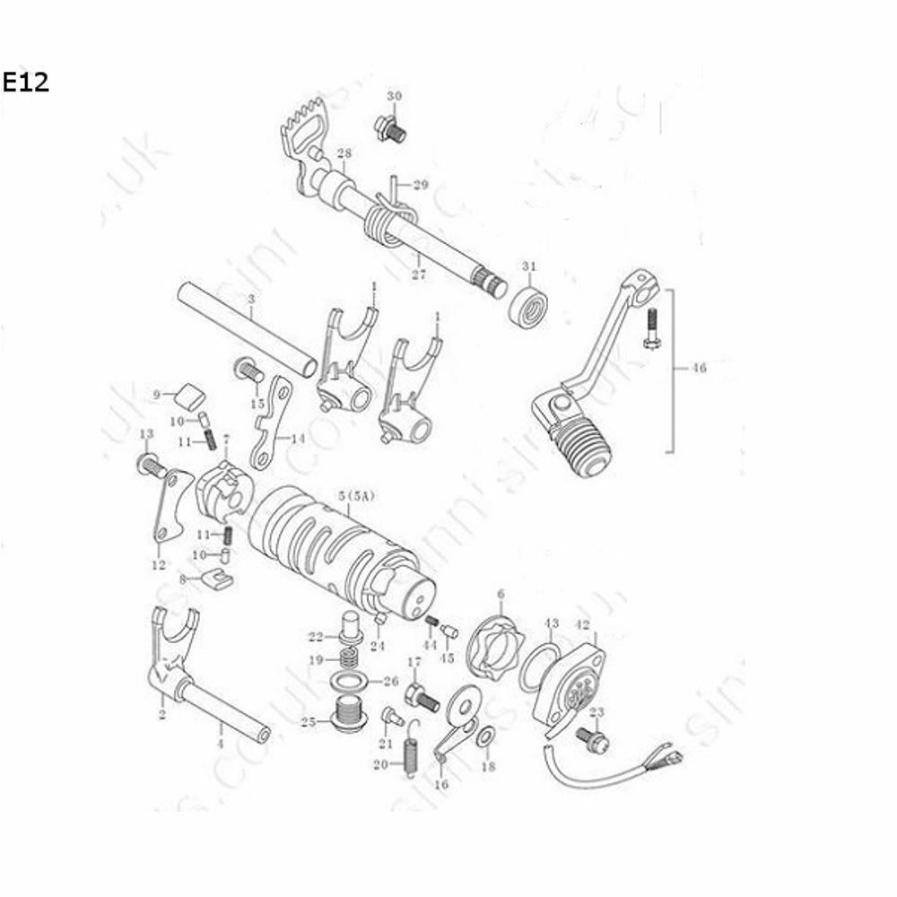 Spring for Sinnis Bomber 125 17-20