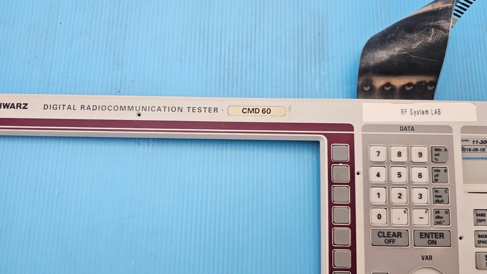 Rohde & Schwarz Front Panel For CMD60 Radio Communications Test Set