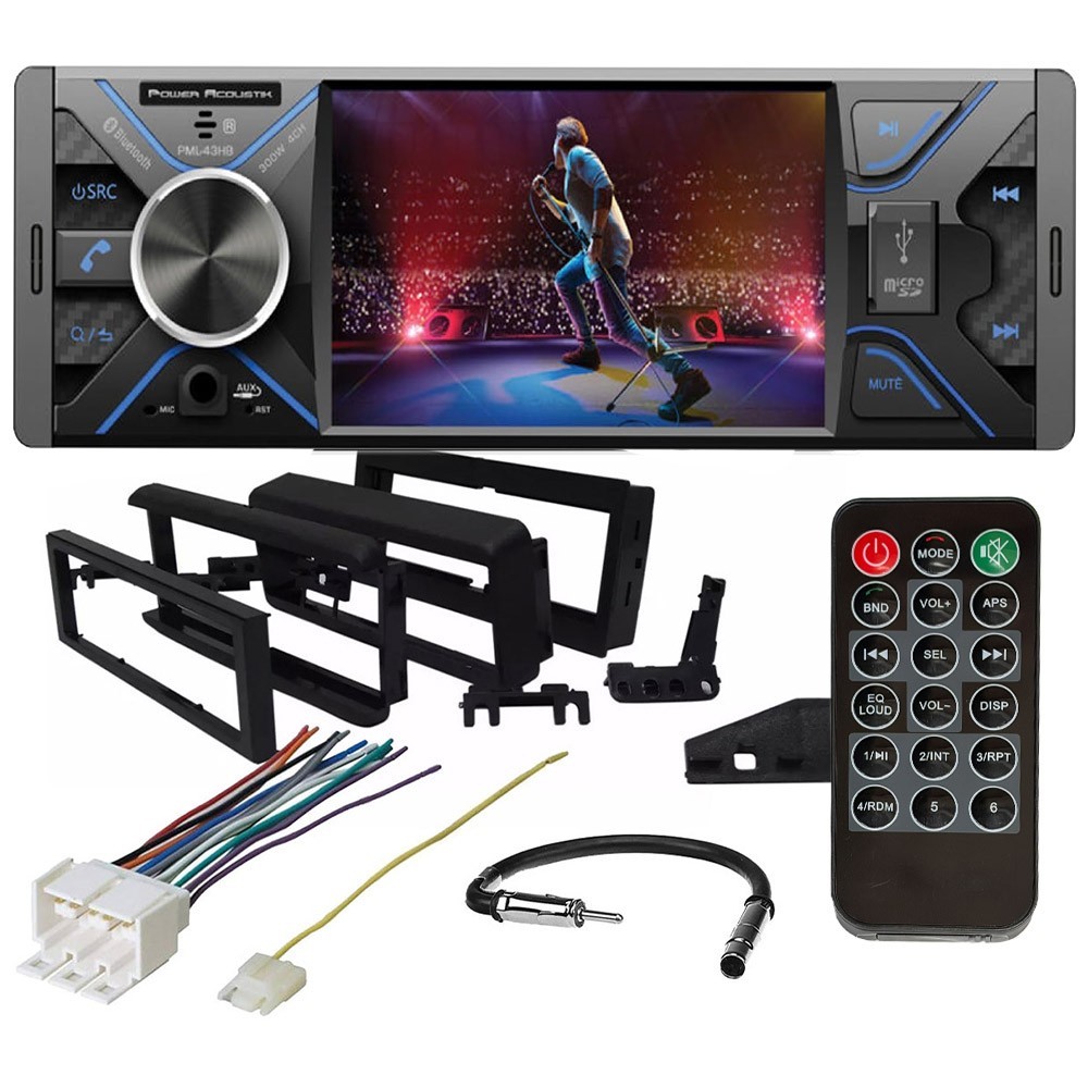 4.3" LCD PML-43HB Bluetooth AM/FM Radio Car Stereo for 1982-1989 Chevy S-10