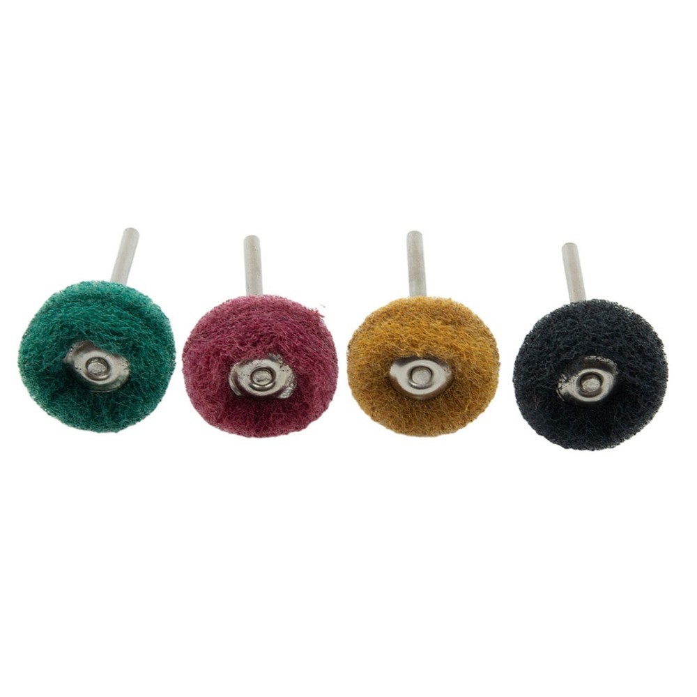 Effective Rust Deburring and Polishing with 4pcs Set Nylon Buffing Brush