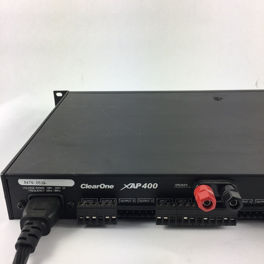 ClearOne XAP 400 XAP400 Audio Conferencing System Microphone Mixer