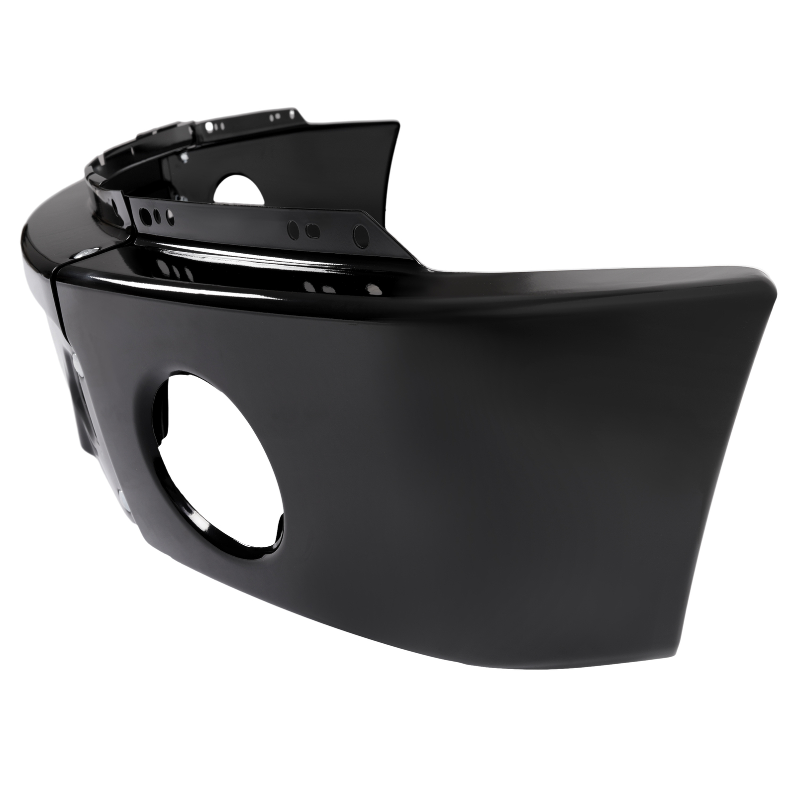 Front Black Steel Bumper Face Bar For Ford F150 2009-2014 w/ Fog Light US NEW