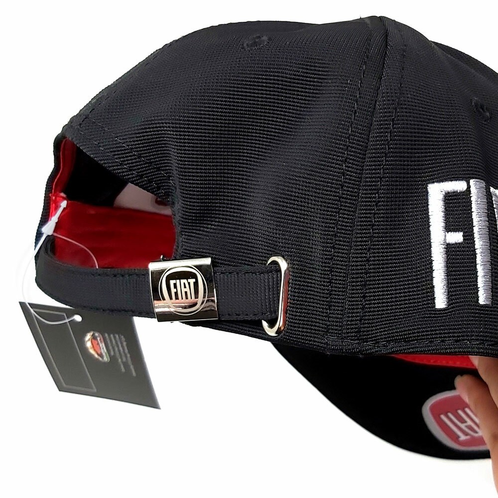 Fiat Hat Black Curved Visor