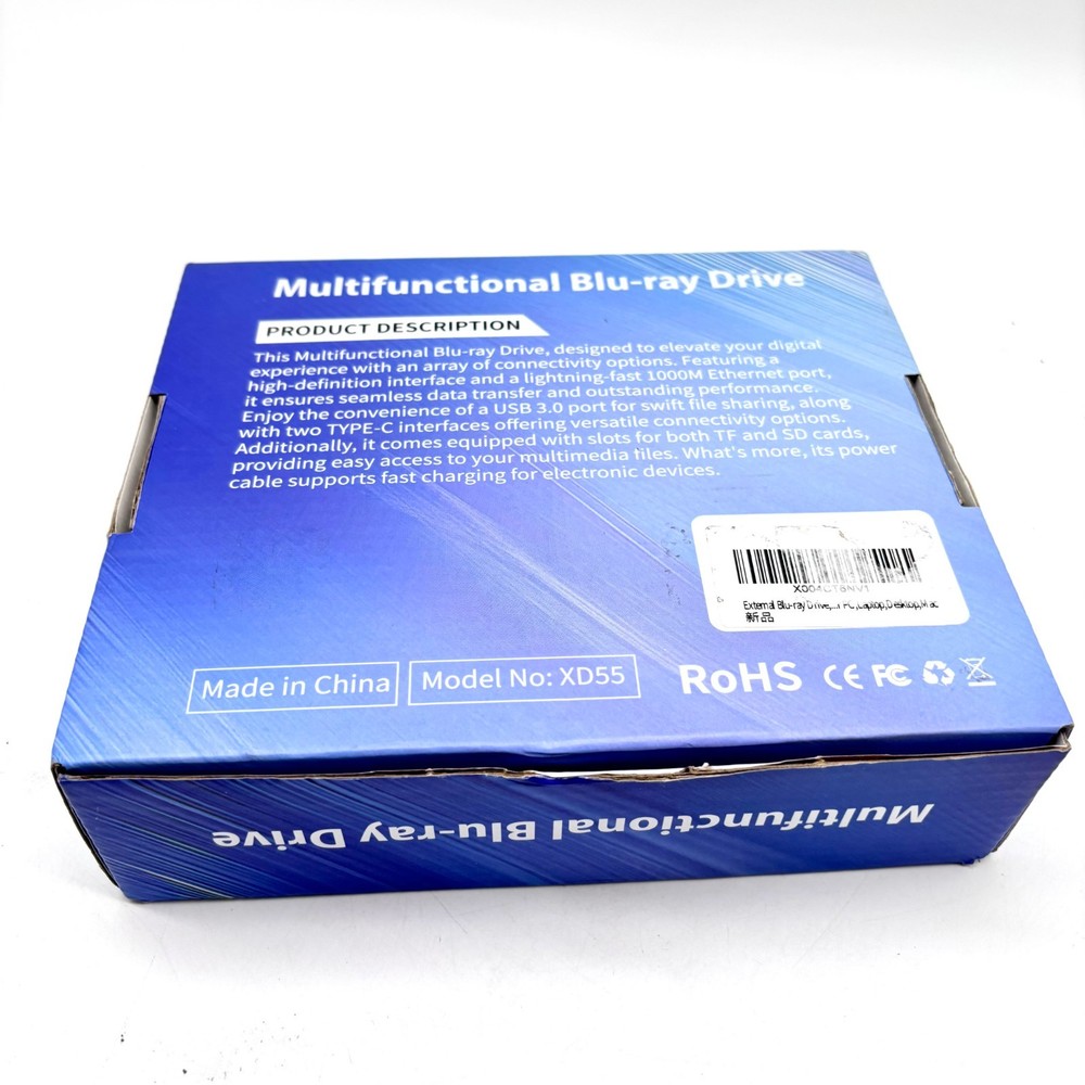Multi-Functional Blu Ray/External Optical Drive Model XD55