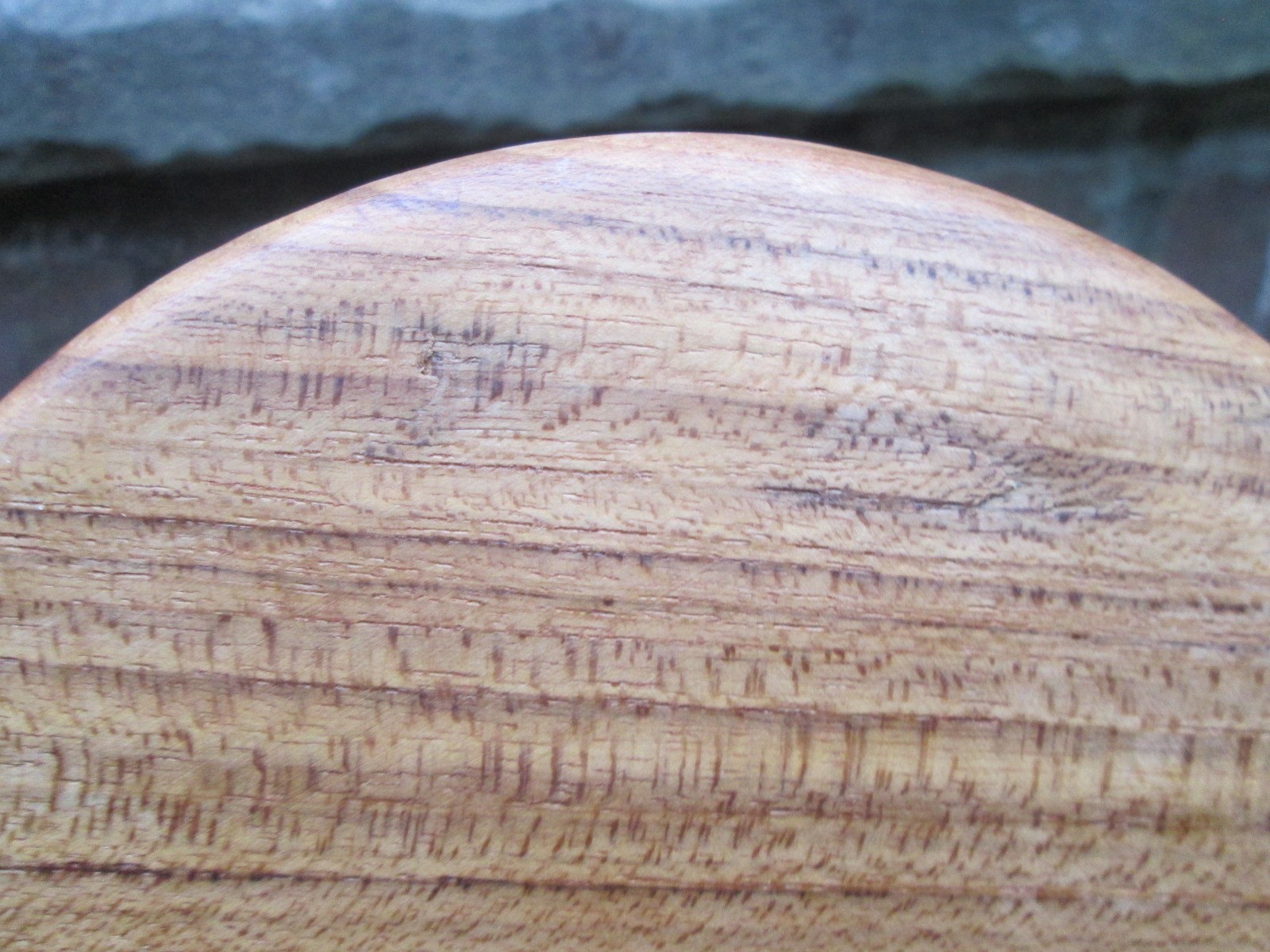 REENACTOR COLONIAL 18TH C WOOD SINGLE MEAL RATIONS BOWL VINTAGE HARD BROWN ROUND