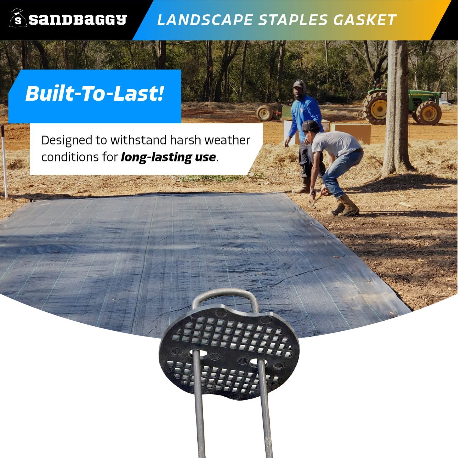 Sandbaggy Landscape Staples Gasket (*Staples Sold Separately)