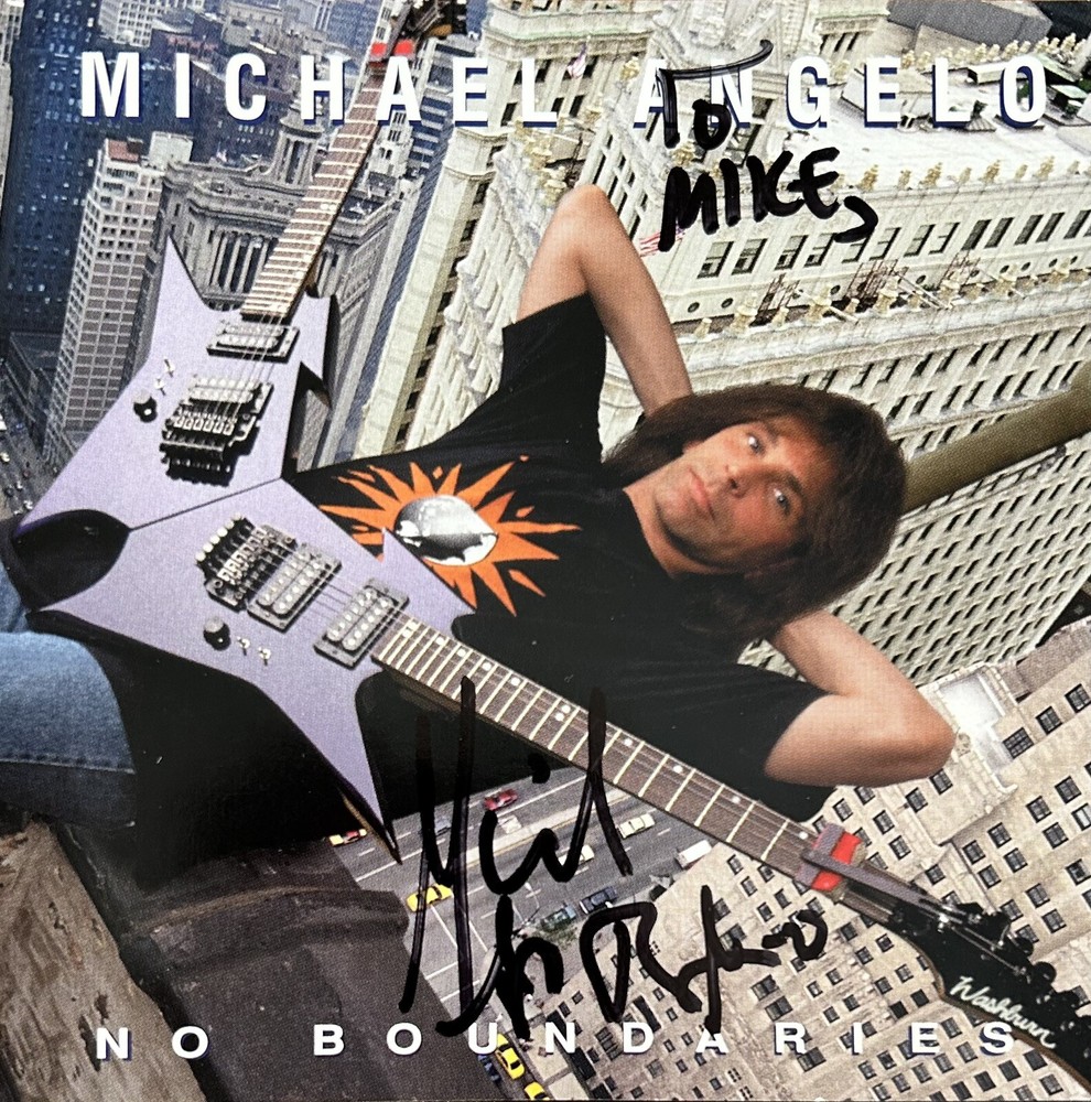 Michael Angelo (Nitro) "No Boundaries" CD - Autographed/Signed