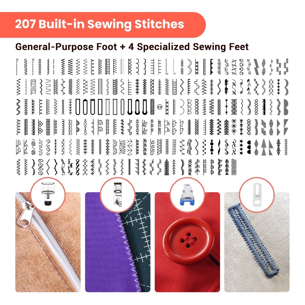 POOLIN EOC03RE(2in1) Sewing and Embroidery Machine Computerized With SOFTWARE.