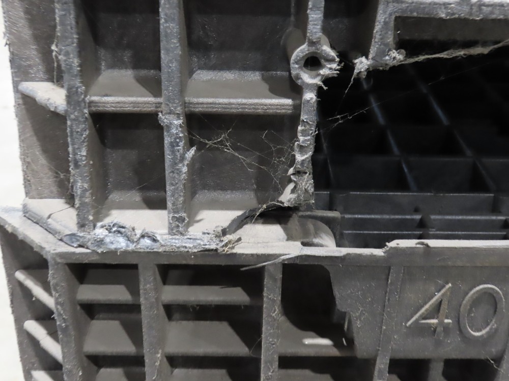 HPJ BulkPak Collapsible Bulk Container Bin 25.5 cu-ft 48 x 40" Stackable Tote