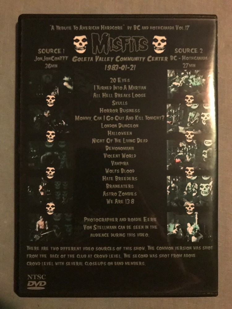 Misfits - Walk Among You - Live DVD Bulk Item LOT of 6 Danzig Samhain