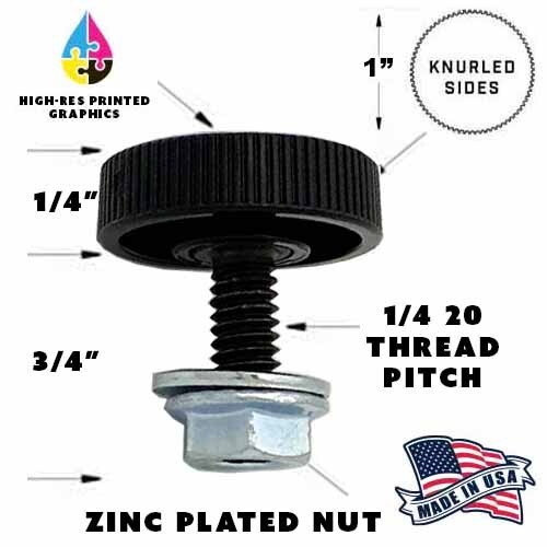 4 Pcs SKULL FINGER FU Black License Plate Frame Tag Bolt Screw for Harley 💀