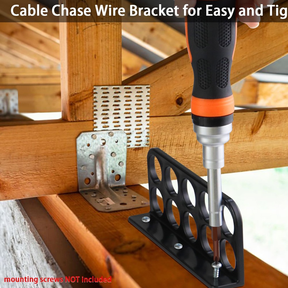 20Pack Cable Chase-Wire Bracket,Cable Support Wire Bracket Holder for NMB Ele...