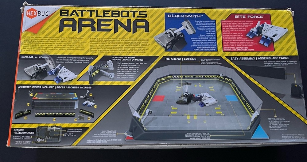 Hexbug Battlebots Arena | Bite Force and Blacksmith