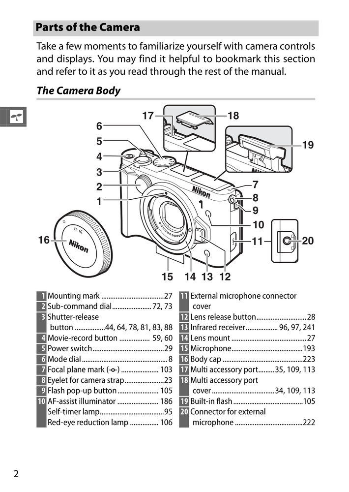 Nikon 1 V3 — Reference Manual User Guide Instructions — 295 Pages — USA Made