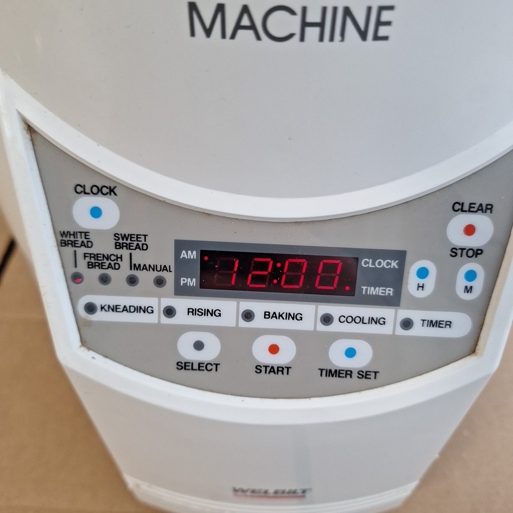 WELBILT Bread Maker The Bread Machine ABM-100-3 *Missing Pan Bowl - Tested