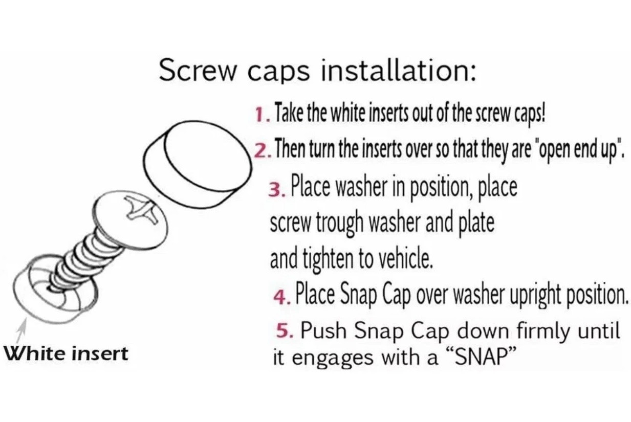 Hyundai Black Aluminum License Plate Frame Front Rear