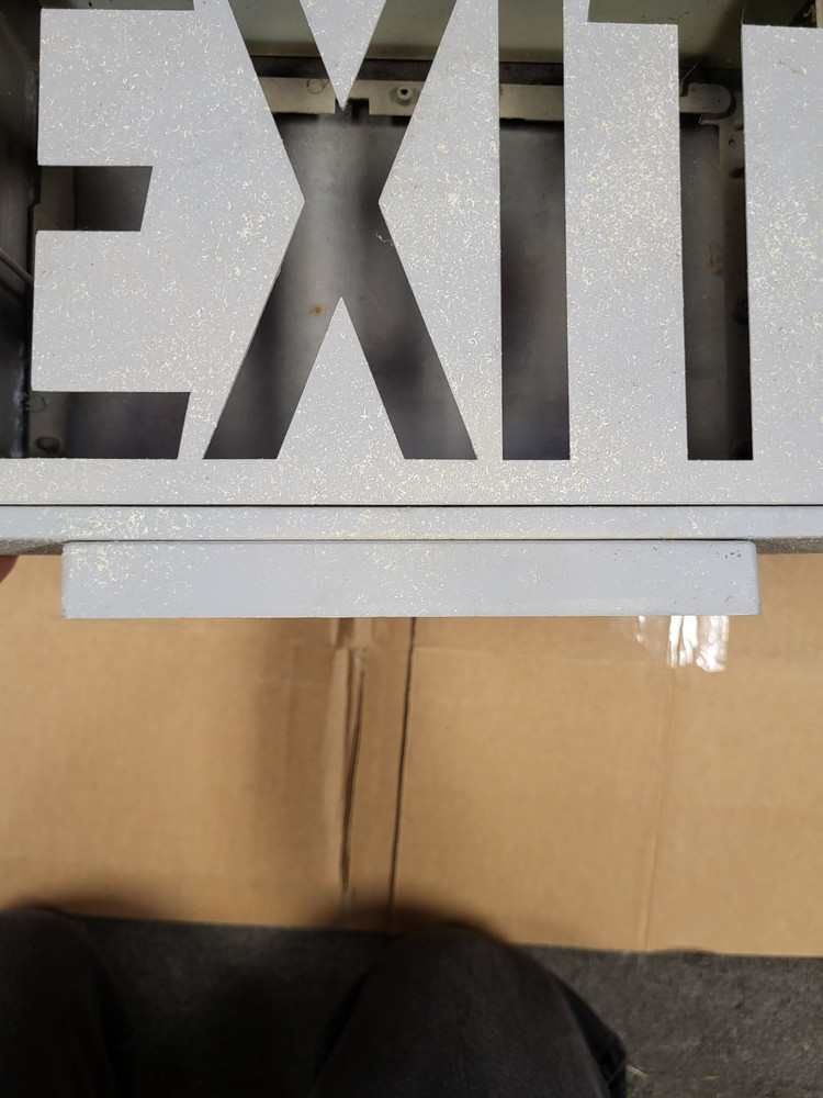 Exit Sign Light Fixture Metal Housing