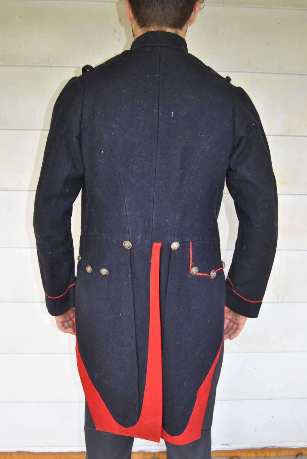 Late 1800s Old French Parisian Theatre Napoleonic Uniform Tunic and Bonnet