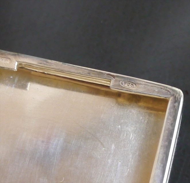 Authentic GUCCI Pill case Accessory case Sterling Silver #8795