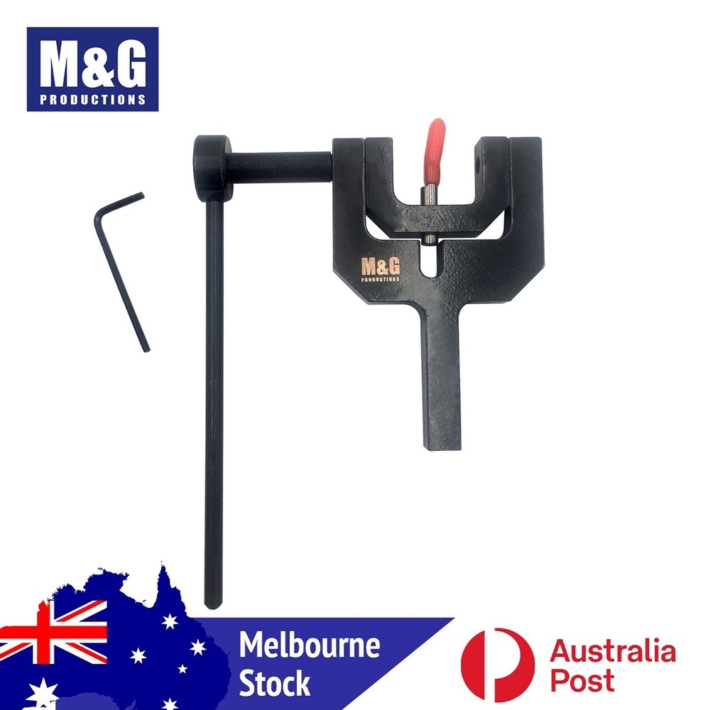 Universal Radius Turning Tool Attachment With 5 HSS Tool Bits