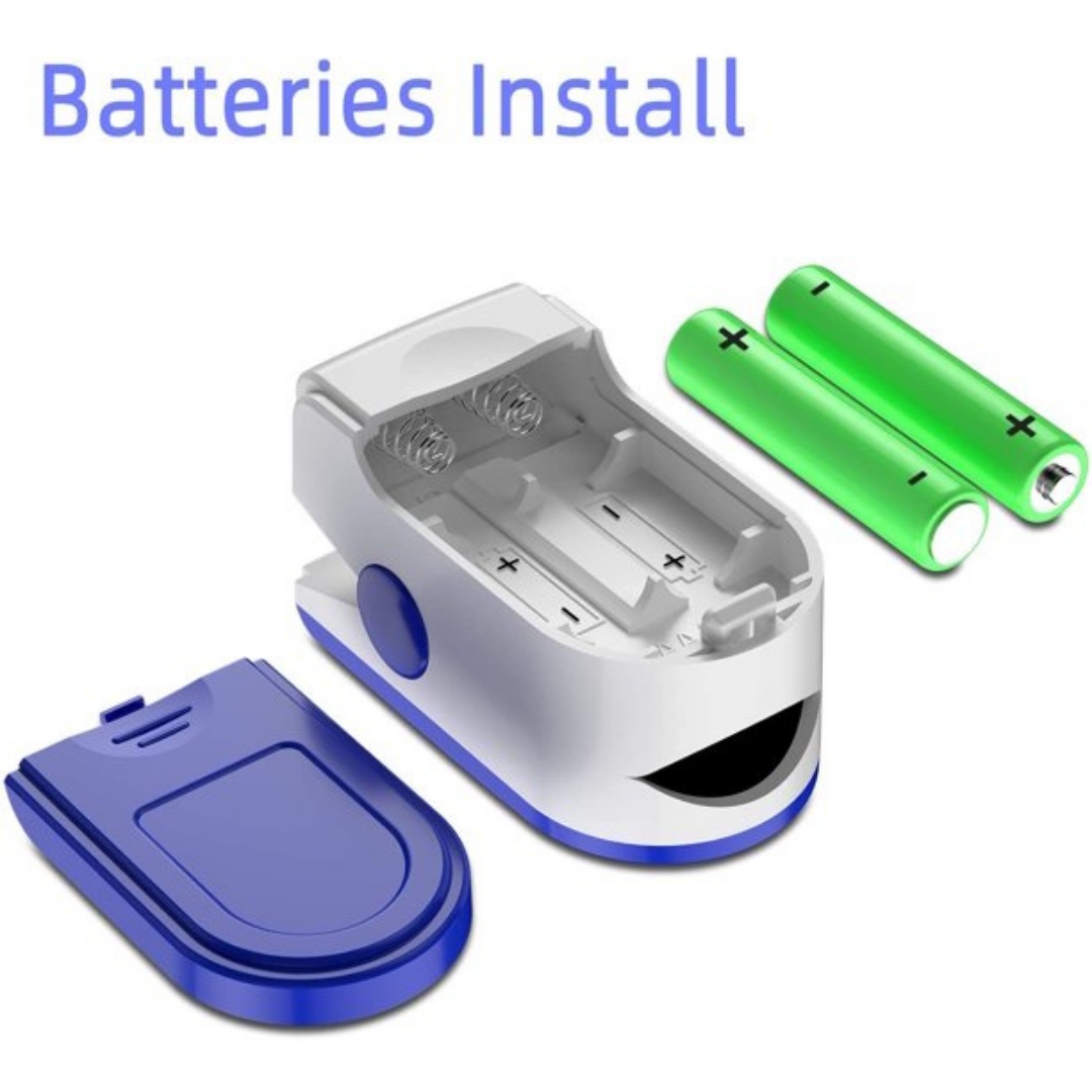 Finger Tip Pulse Oximeter SpO2 Blood Oxygen Saturation Heart Rate Monitor