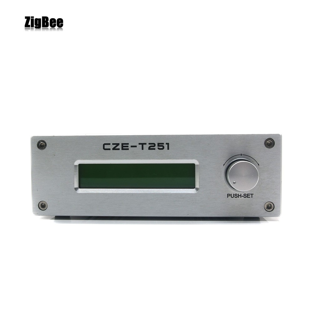CZE-T251 FM Transmitter 0-25W Adjustable Mono Stereo PLL Broadcast Station