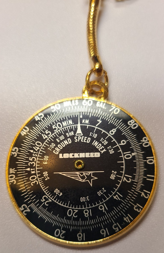 Vintage Lockheed Rigid Rotor Circular Slide Rule